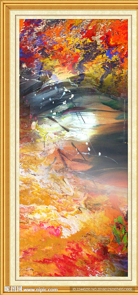 抽象油画