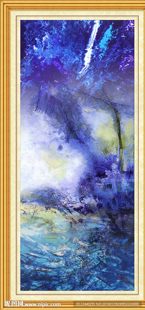 抽象油画