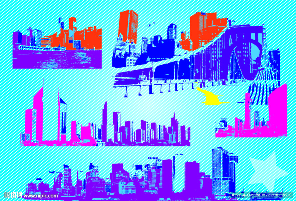 建筑剪贴画