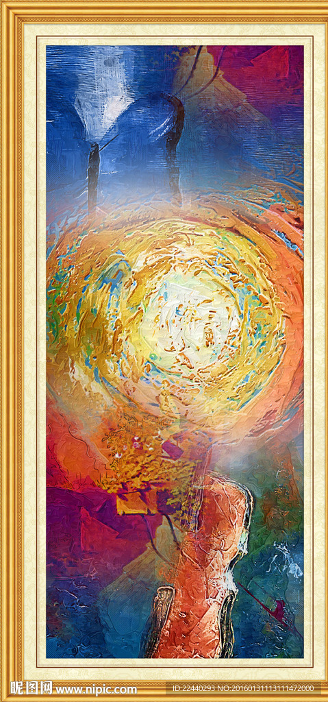 抽象油画