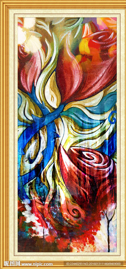抽象油画