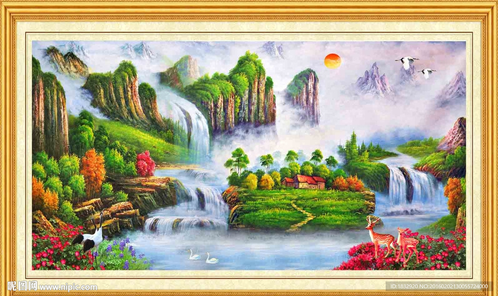 油画风景
