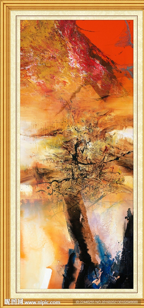 抽象油画