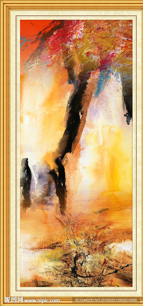 抽象油画