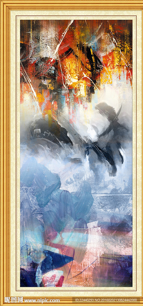 抽象油画