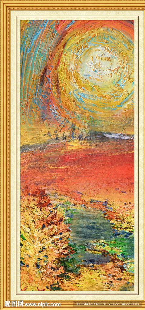 抽象油画