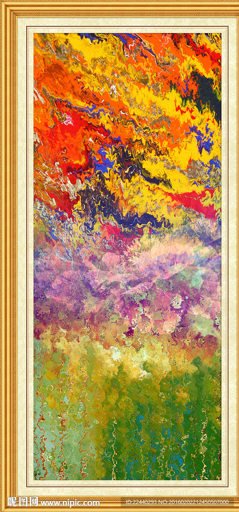 抽象油画