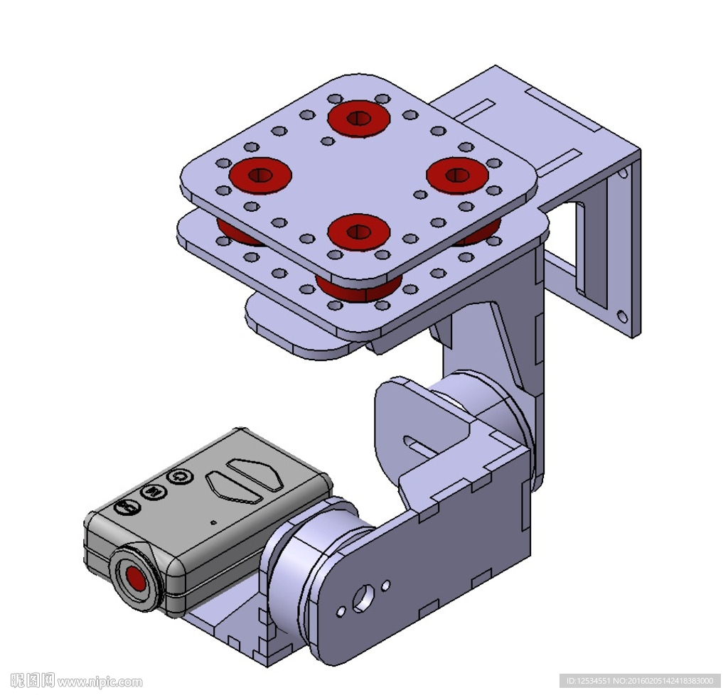 三轴无人机平台