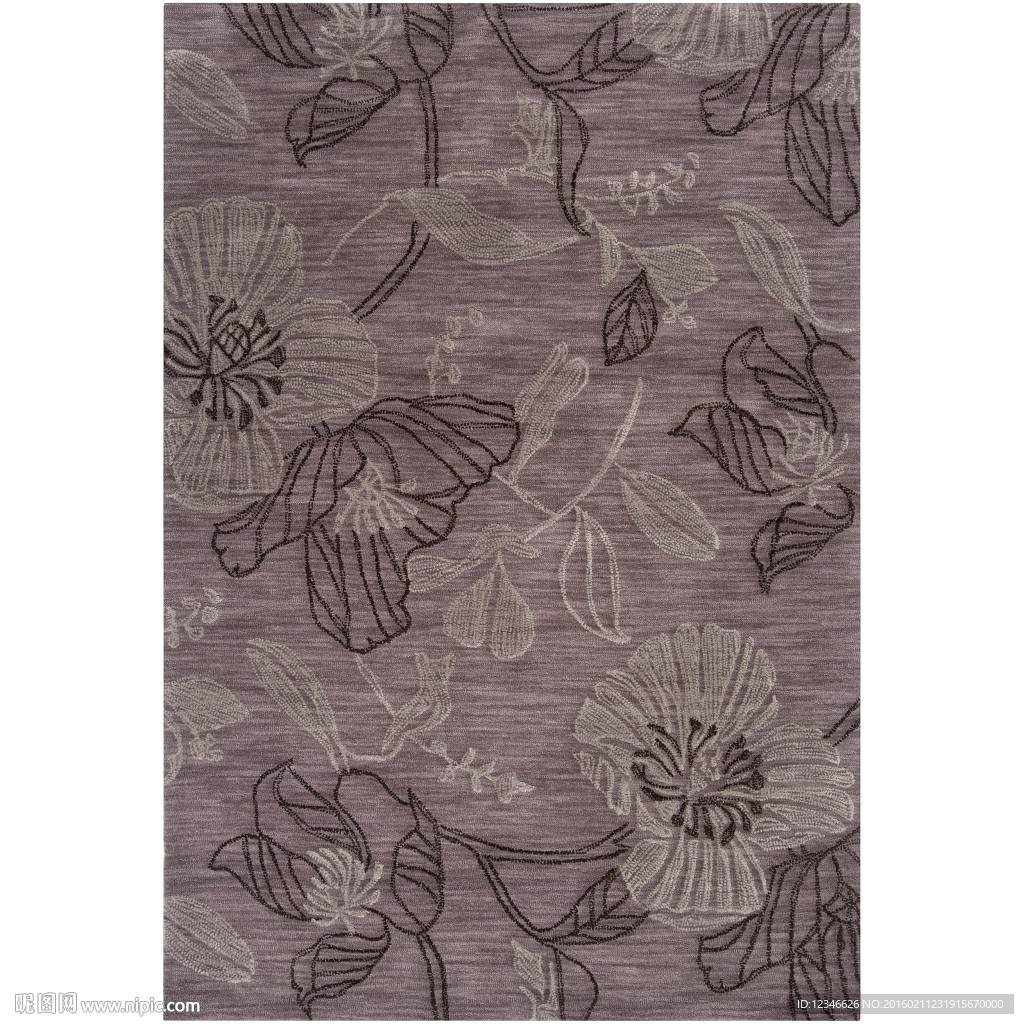 地毯  植物图案