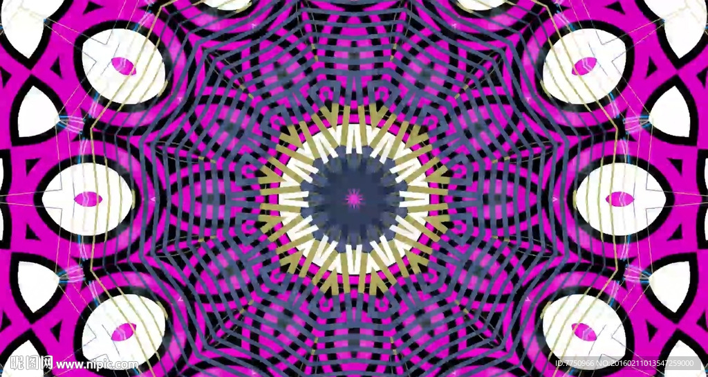 超赞传统花纹绚丽舞动酒吧vj