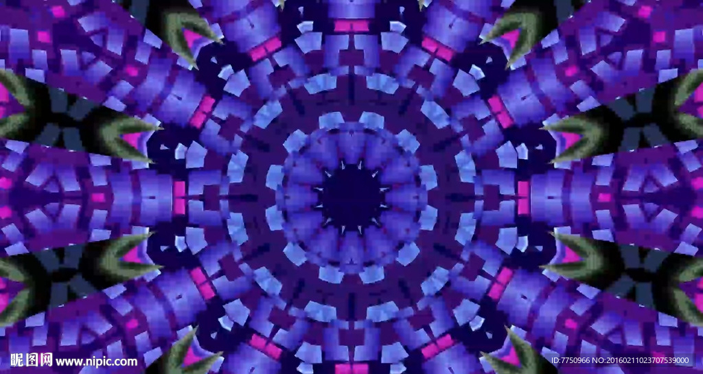 超赞绚丽舞动花纹氛围酒吧vj