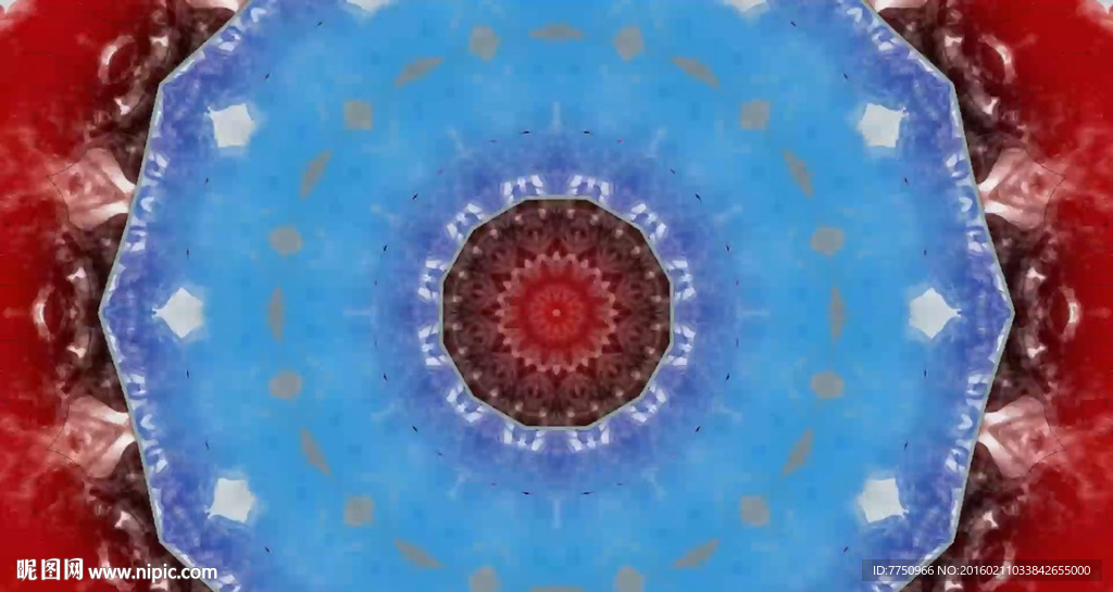 极品传统花纹抽象变化动感vj