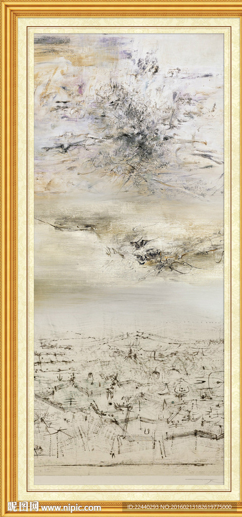 抽象油画