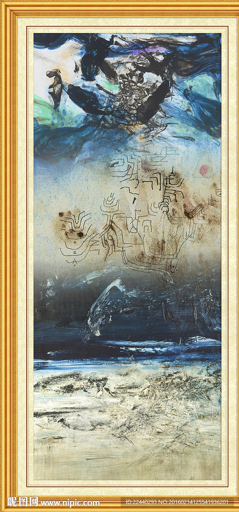 抽象油画