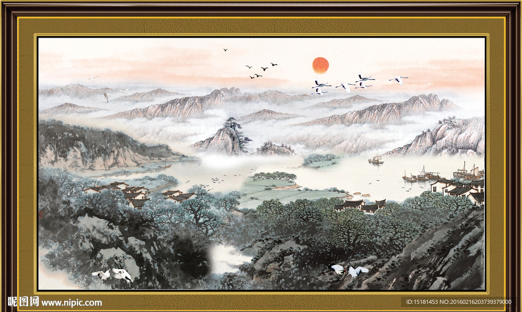 国画山水