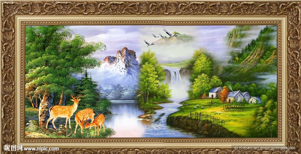 油画风景