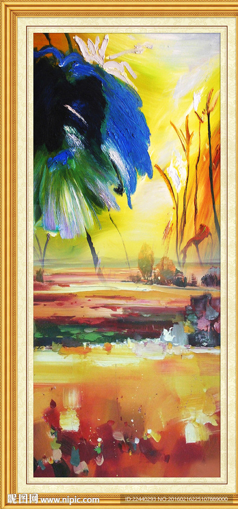 抽象油画