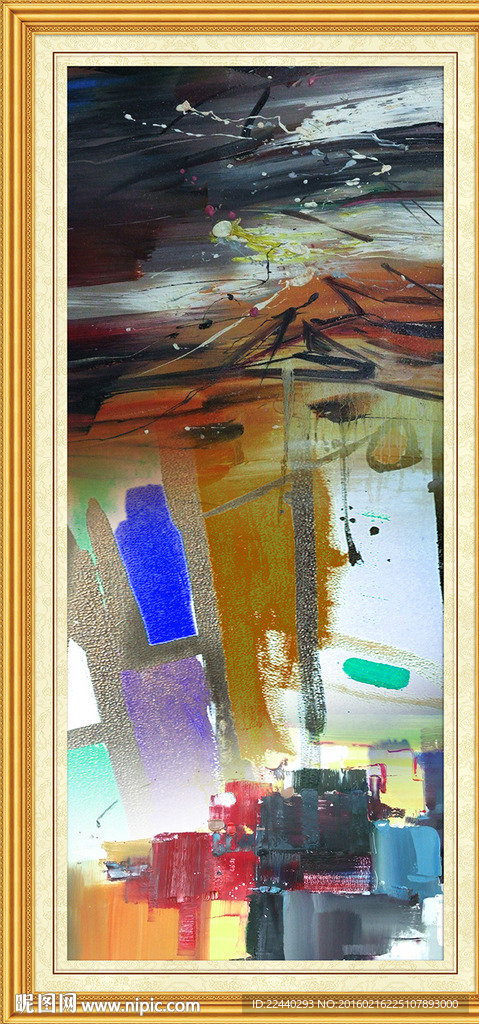 抽象油画