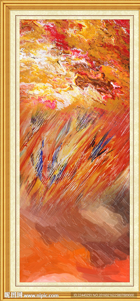 抽象油画