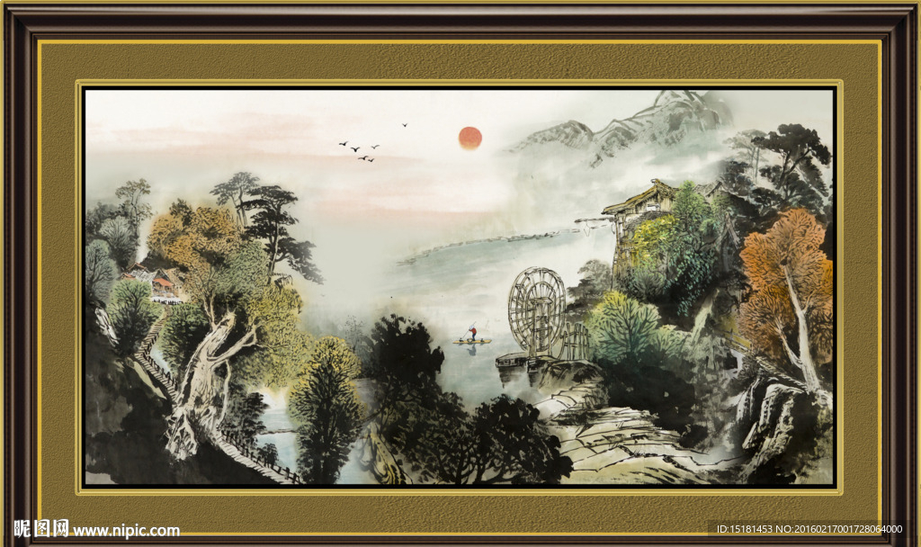 国画山水