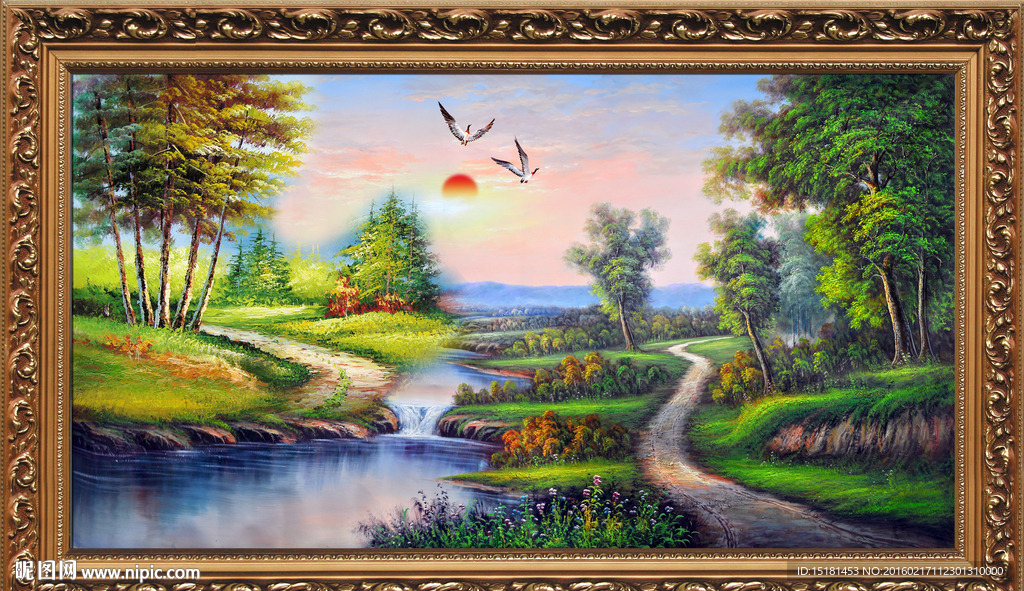 油画风景