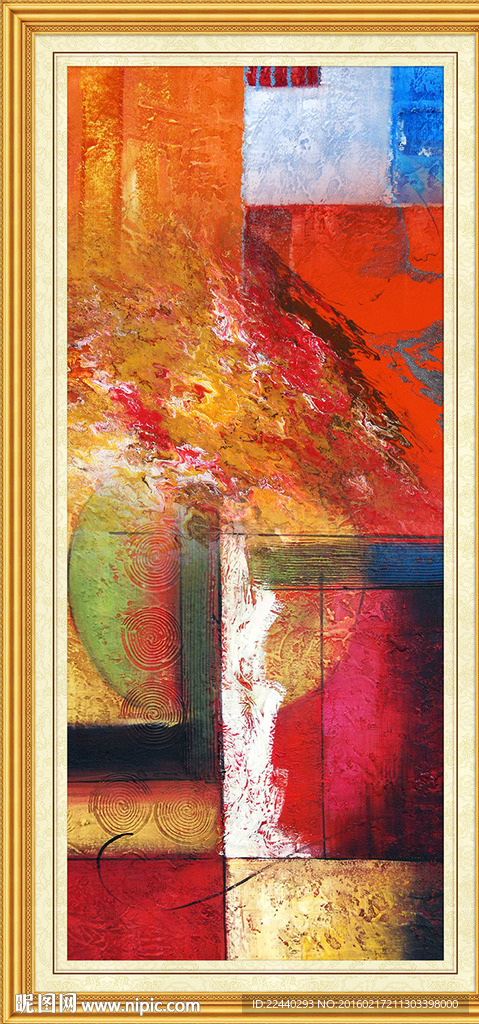 抽象油画