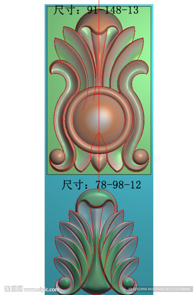 欧式洋花门花贴花柱头精雕浮雕