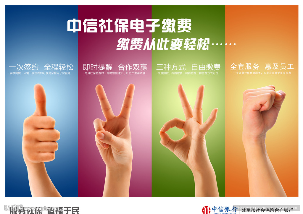银行金融业务海报