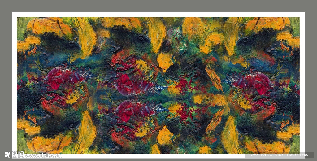 抽象油画