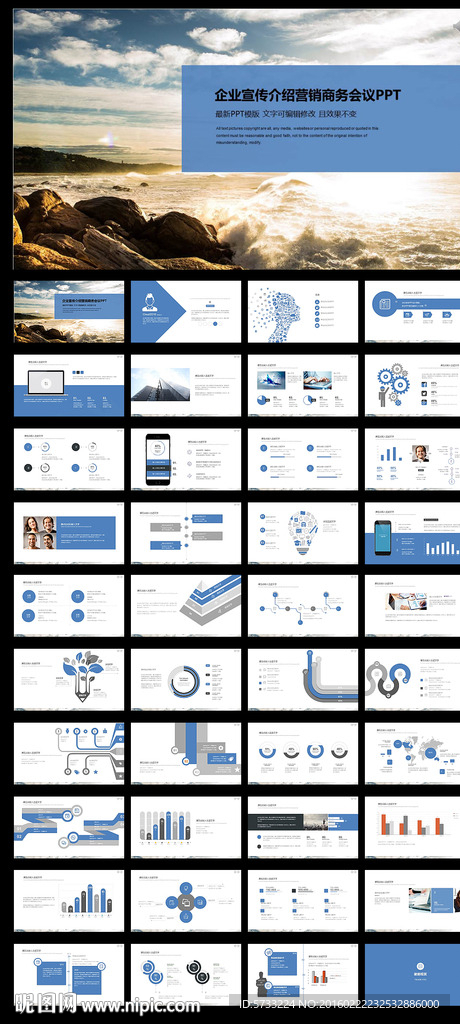 国际企业大气商业工作总结ppt