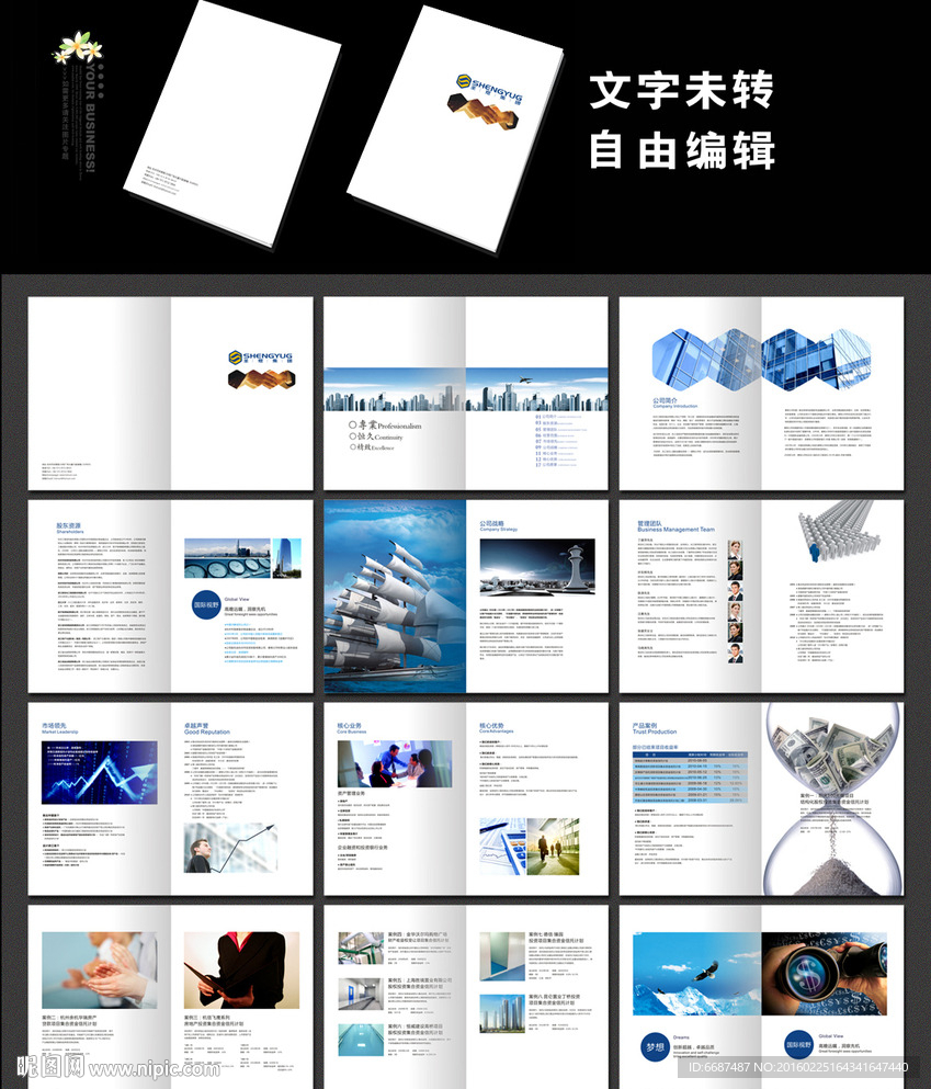 公司画册 公司宣传册