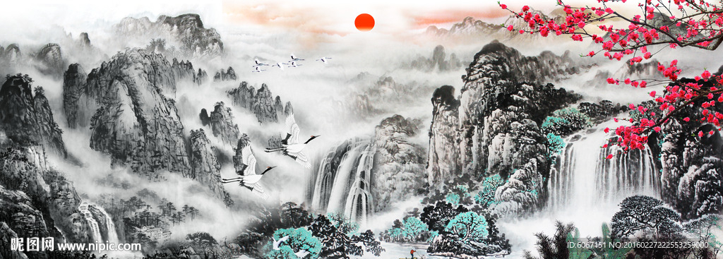 国画山水