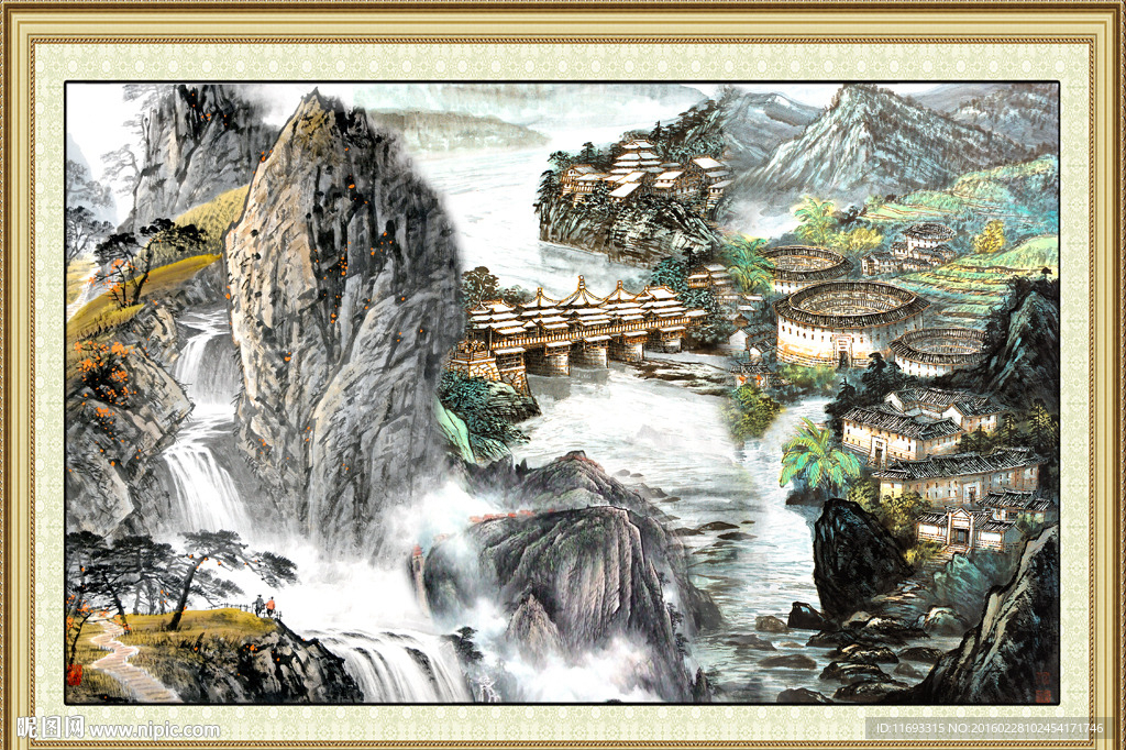 山水国画