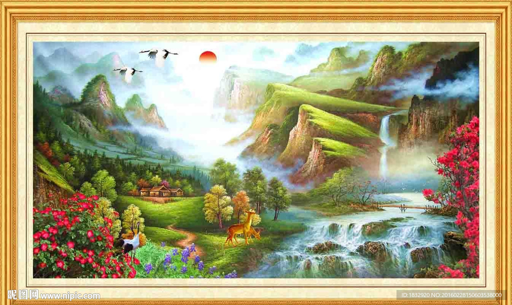 油画风景