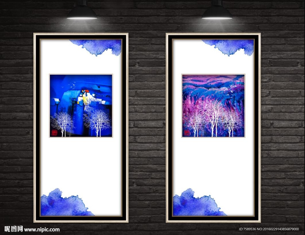 抽象艺术装饰画