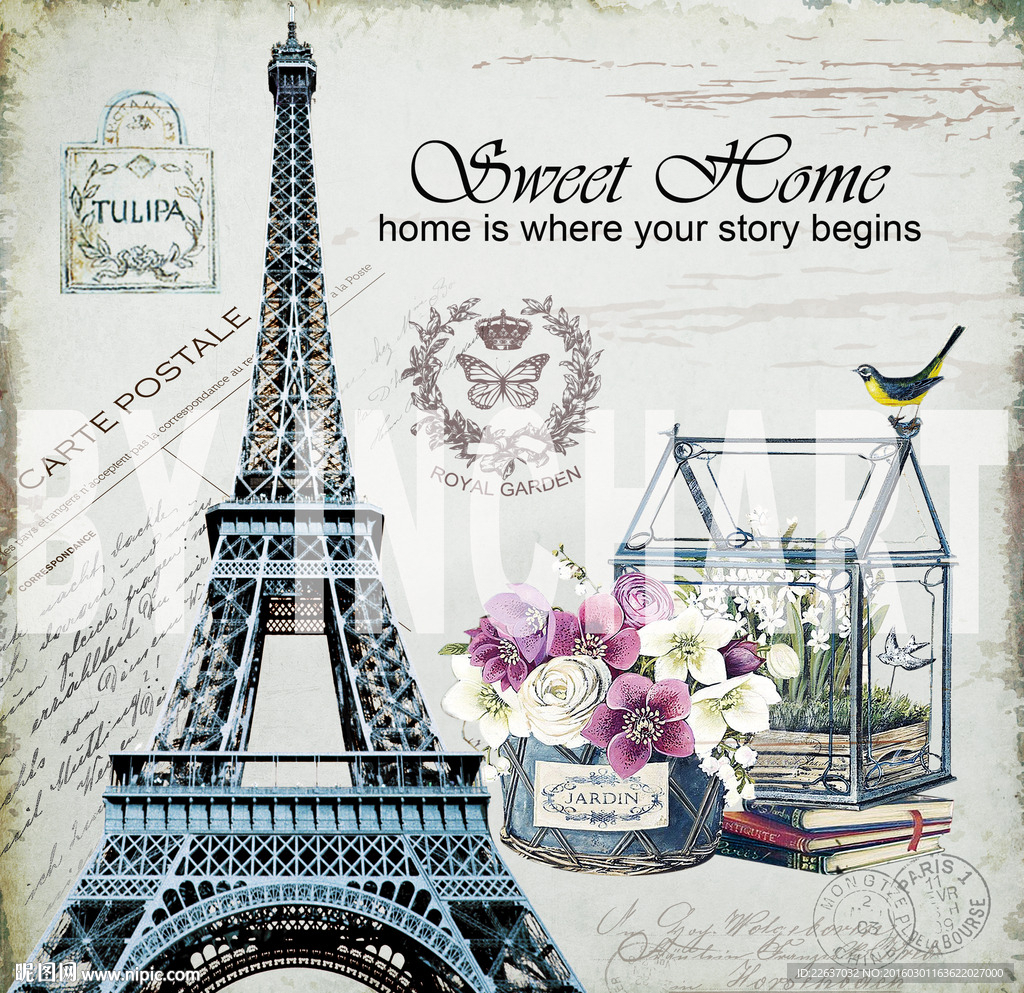 欧美风格装饰画