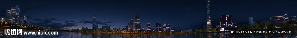 夜景鸟瞰