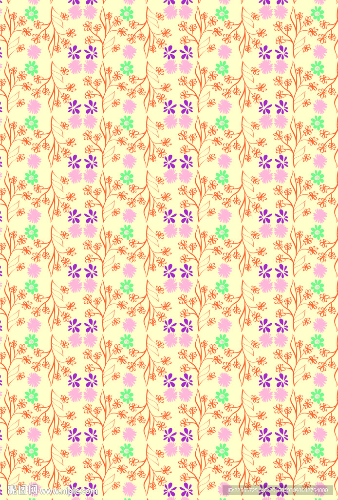 碎花背景底纹