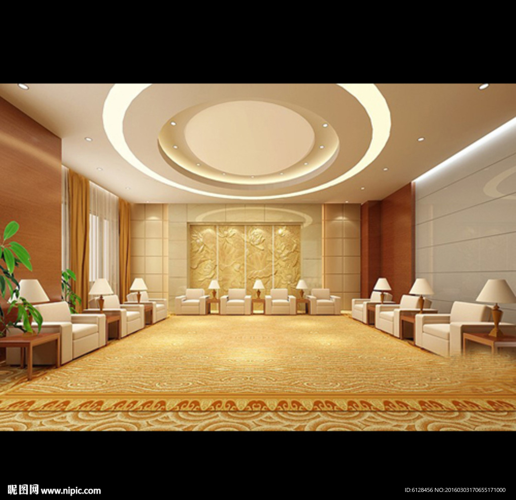 高档接待室 全套模型