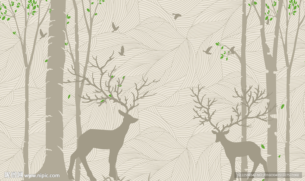 森林麋鹿