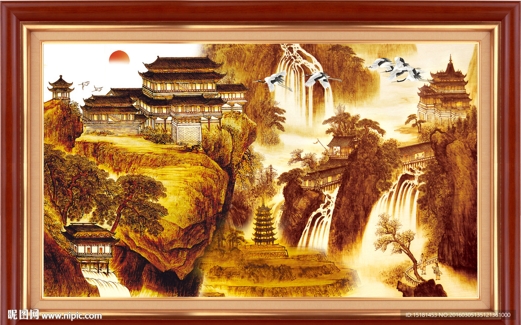 国画山水