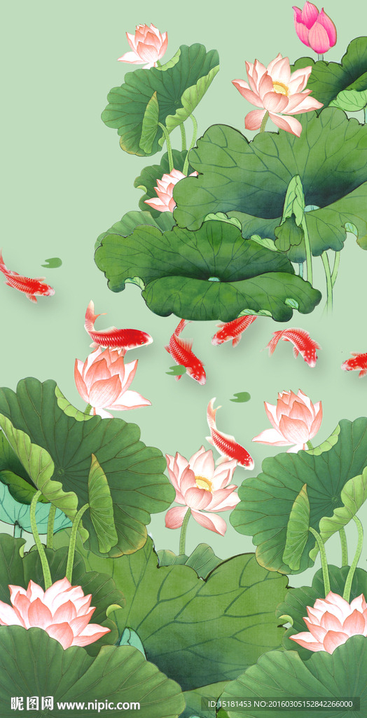 荷花玄关