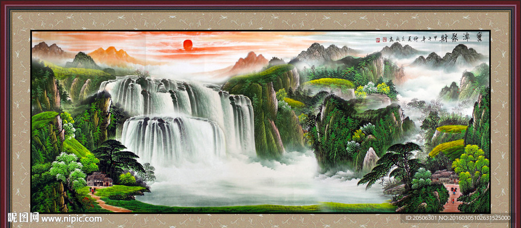 国画山水