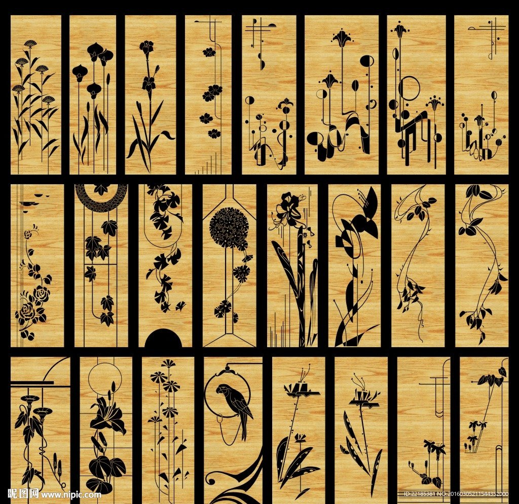 镂空雕花