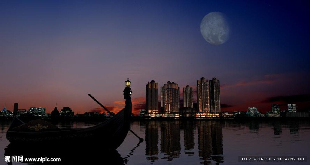 夜景意境