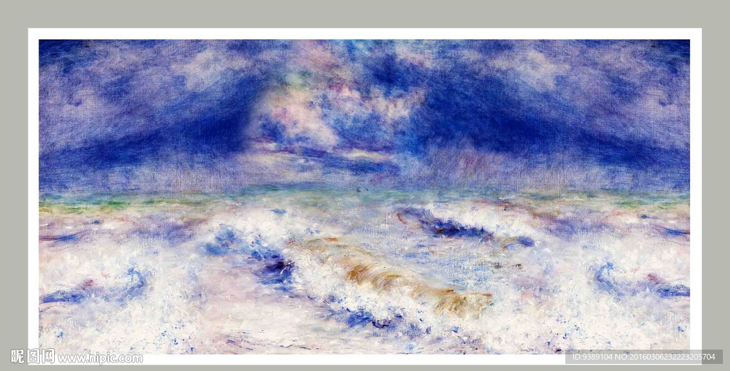 抽象油画