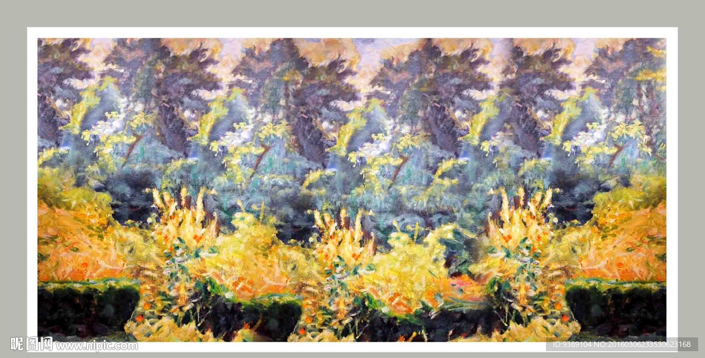 抽象油画