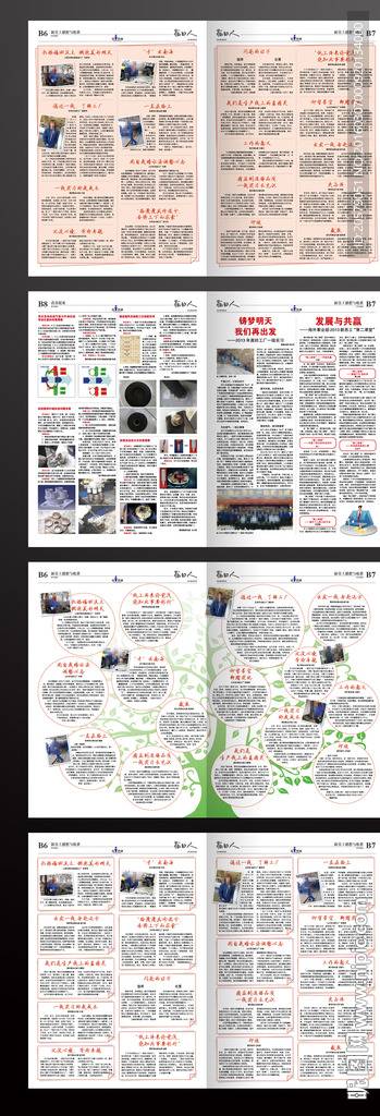 企业报纸版面排版设计