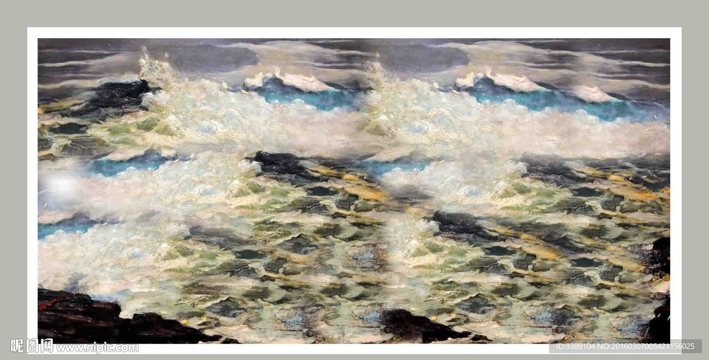 抽象油画