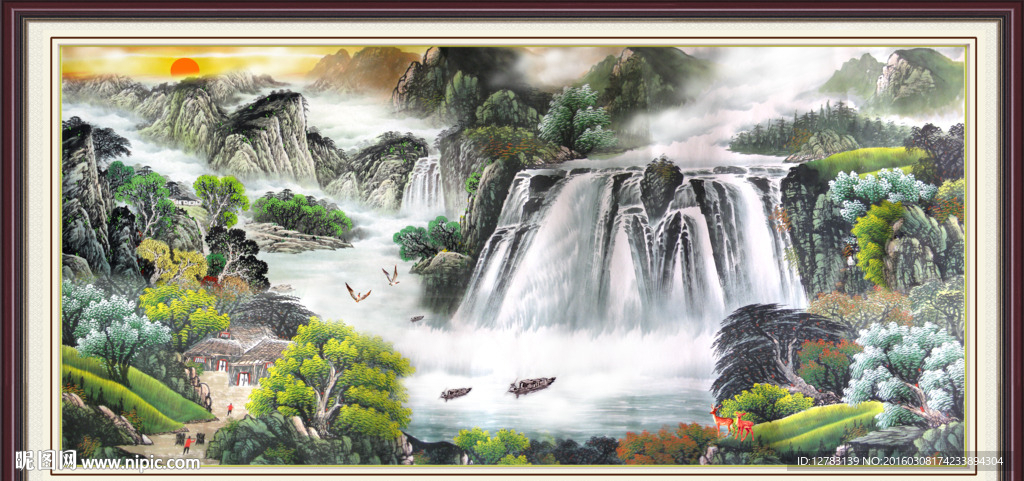 水墨风景